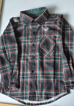 Load image into Gallery viewer, Long Sleeve Christmas Plaid Shirt