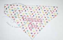 Load image into Gallery viewer, Birthday girl dog, pet bandana,pet bandana,donut bandana, Embroidered, customized per clients request.