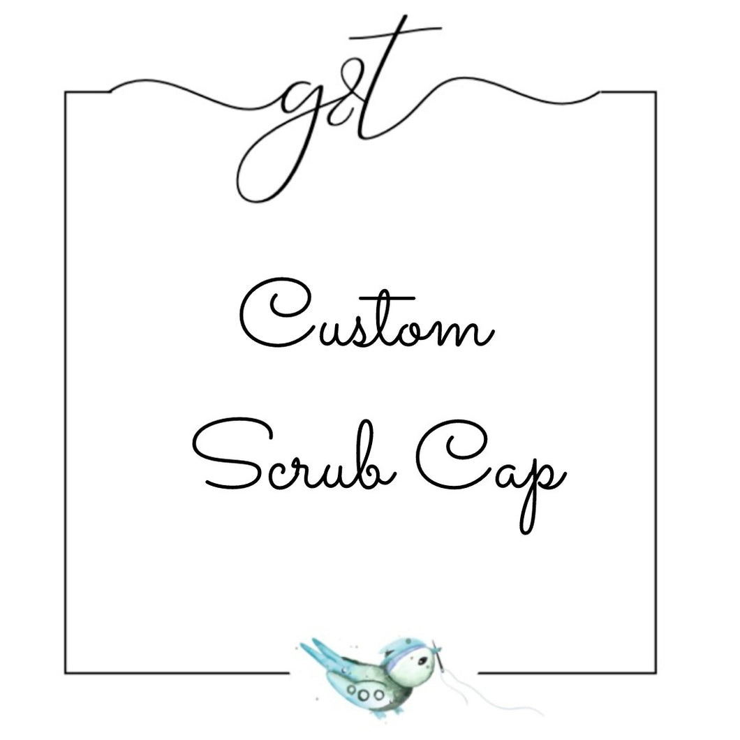 Personalized Scrub Cap