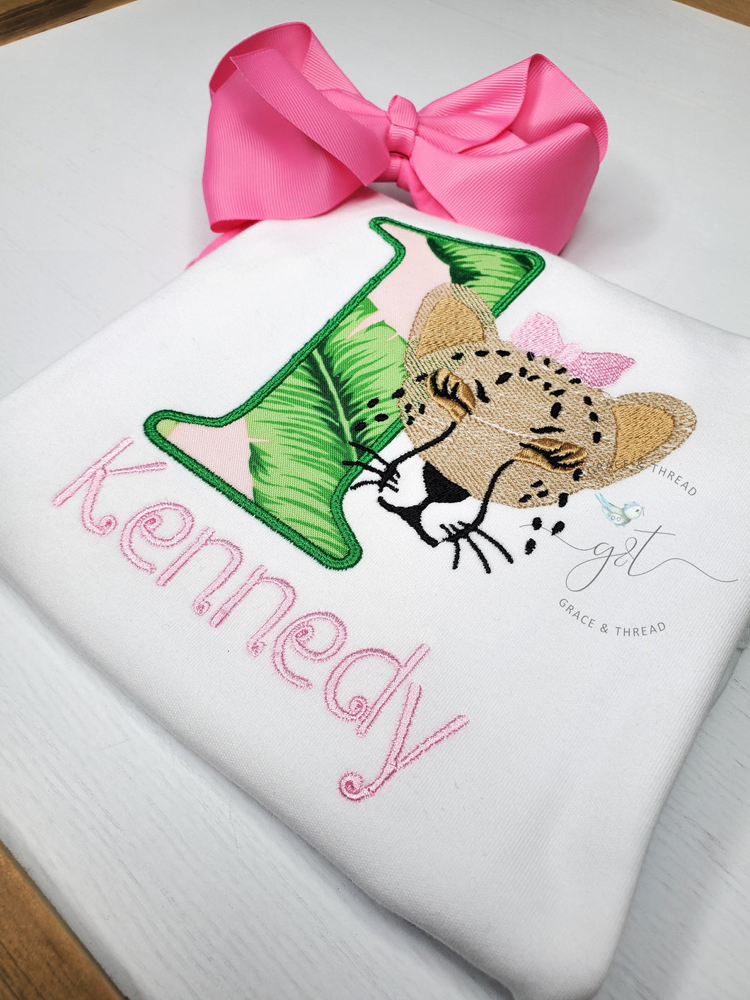 Cheetah Wild one Birthday Shirt