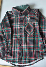 Load image into Gallery viewer, Long Sleeve Christmas Plaid Shirt
