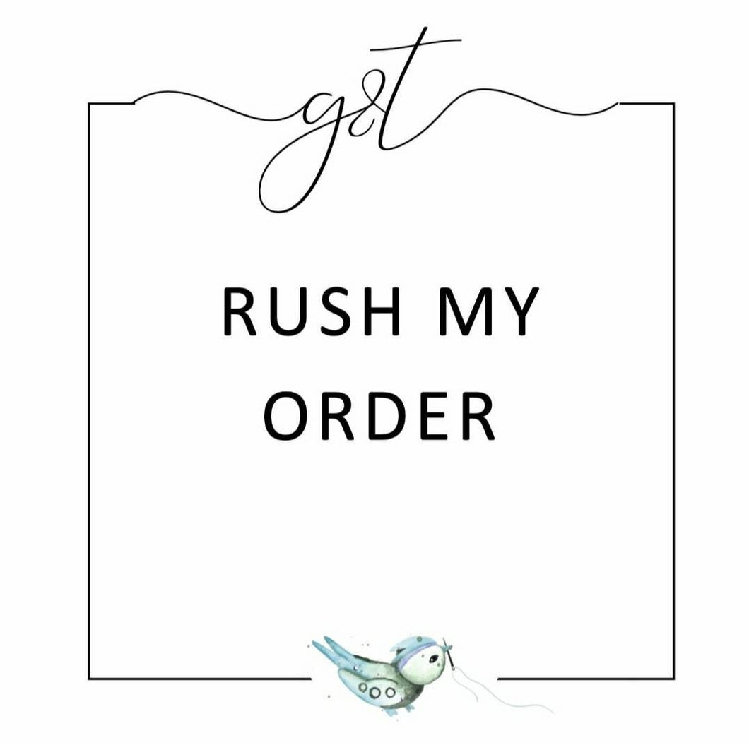 Rush My Order FEE