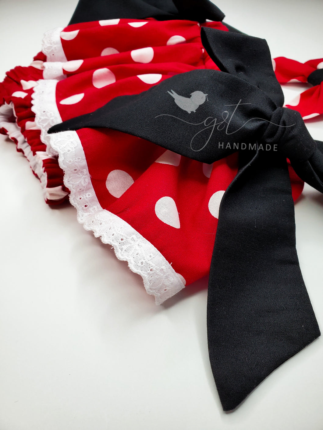 Red & White Polkadot Skirted Bloomers