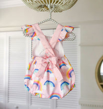 Load image into Gallery viewer, Rainbow Custom Birtday Playsuit
