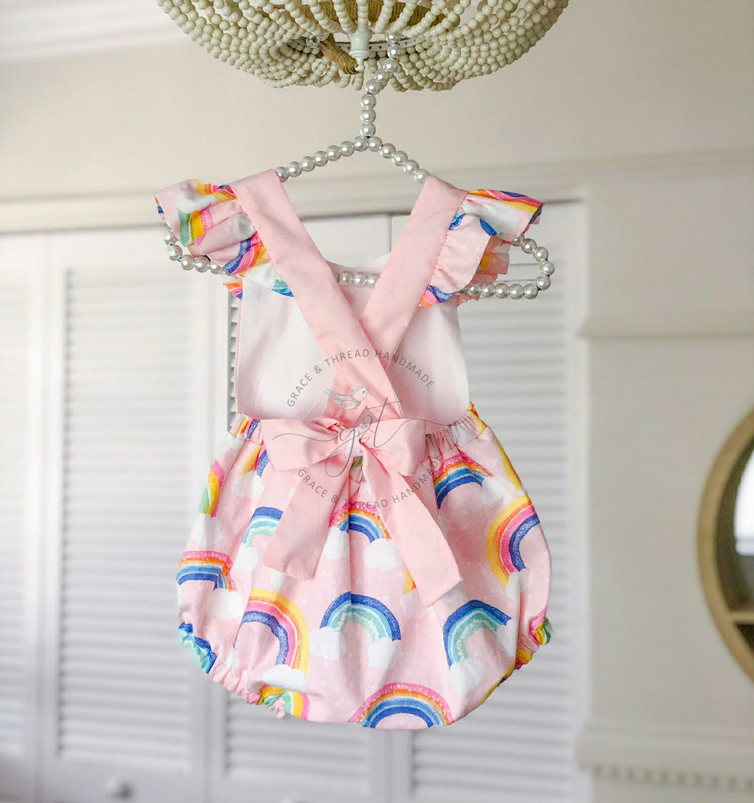 Rainbow Custom Birtday Playsuit